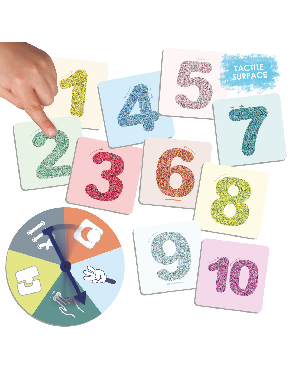 Jautrā skaitīšanas spēle 1-10