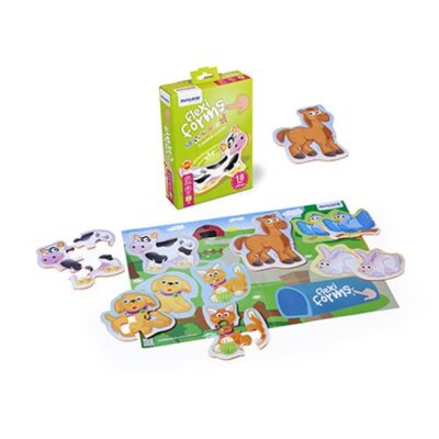 Elastīgo puzļu komplekts "Dzīvnieki"