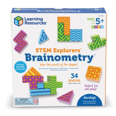 Krāsainā formu puzzle Brainometry™