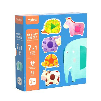 Puzles mazuļiem- Dzīvnieciņi un formas