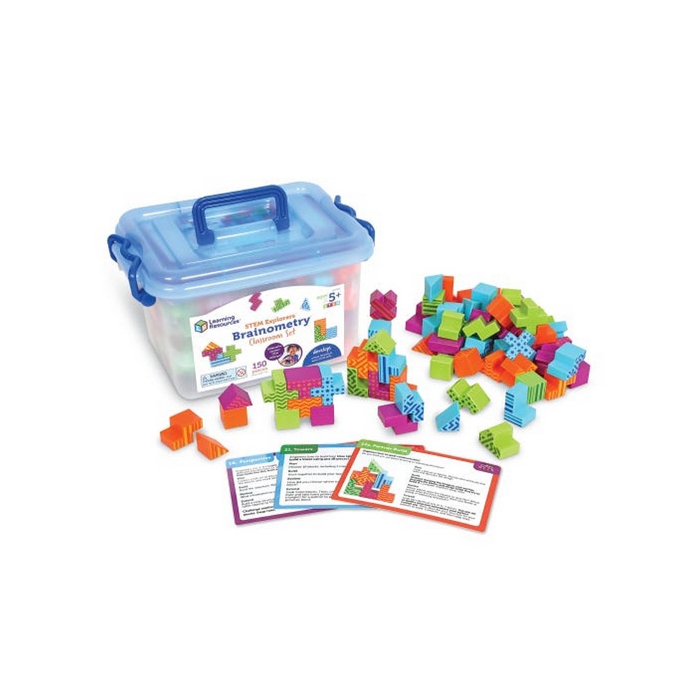 Krāsainā formu puzzle Brainometry™ - lielais klases komplekts