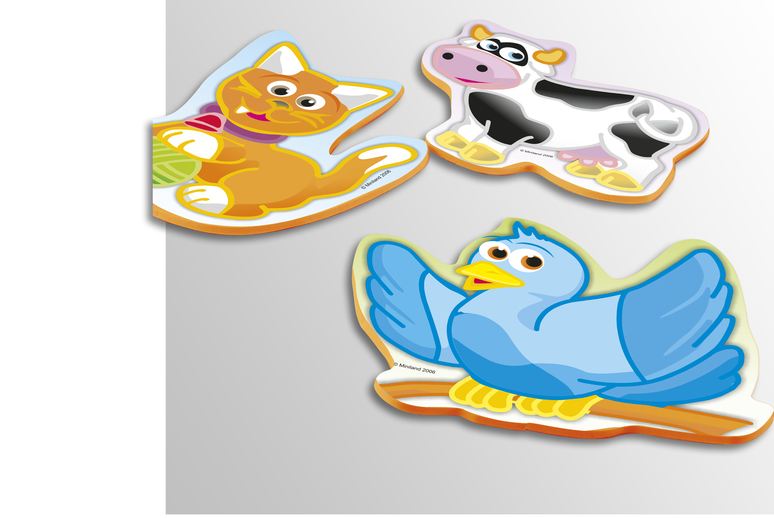 Elastīgo puzļu komplekts "Dzīvnieki" - Image 3